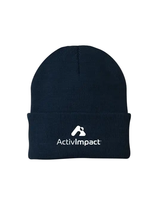 Navy Knit Cap w/ActivImpact Logo