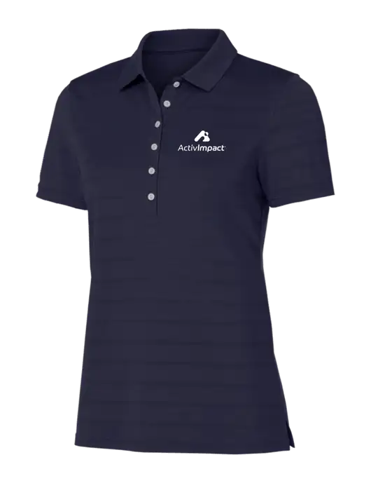 Callaway Womens Navy Ventilated Polo w/ActivImpact Logo