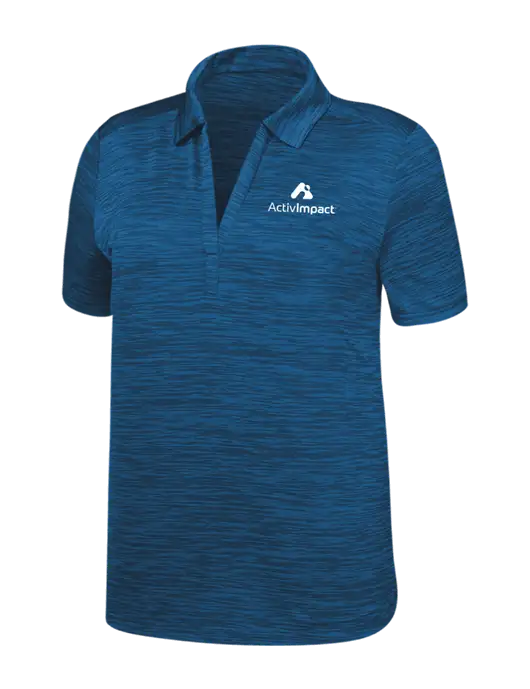 Callaway Womens Medium Slate Blue Broken Stripe w/ActivImpact Logo
