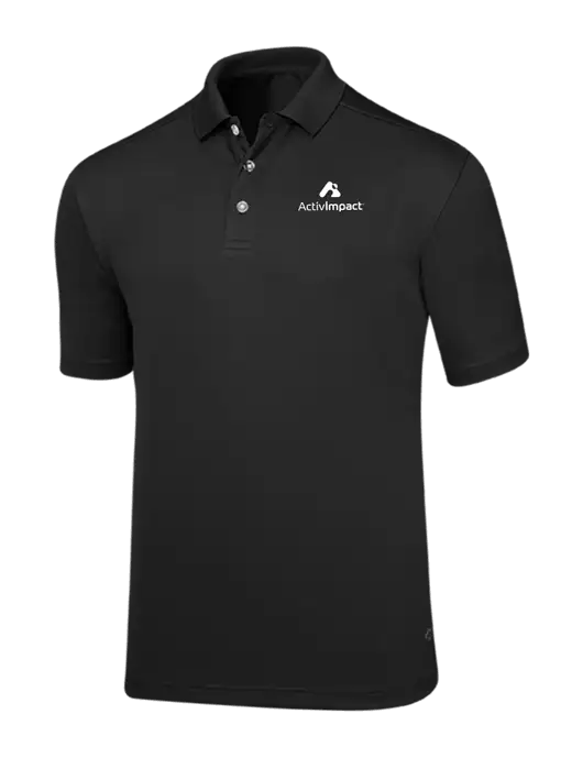 Callaway Core Black Performance Polo w/ActivImpact Logo