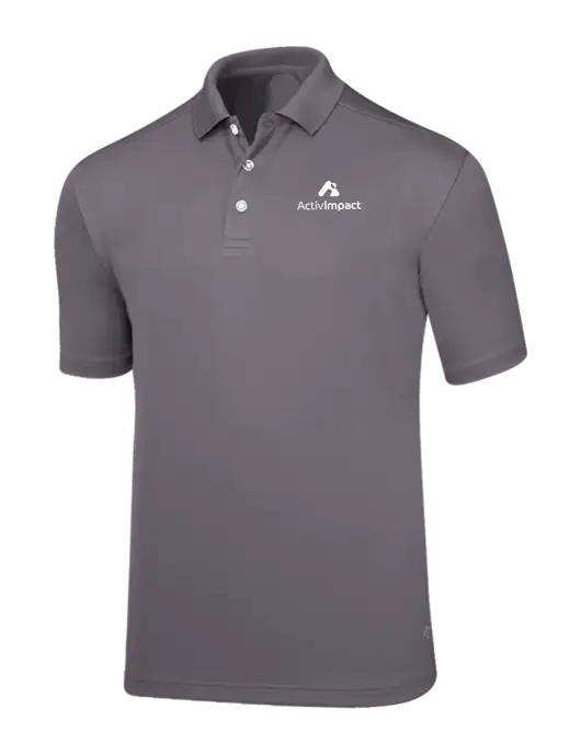 Callaway Core Medium Grey Performance Polo w/ActivImpact Logo