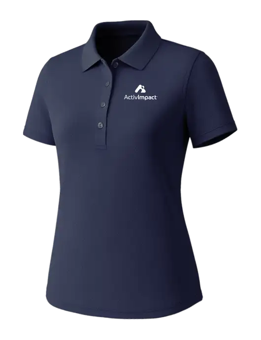 Callaway Womens Core Navy Performance Polo w/ActivImpact Logo