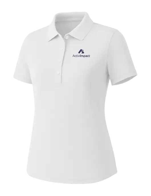 Callaway Womens Core Bright White Performance Polo w/ActivImpact Logo