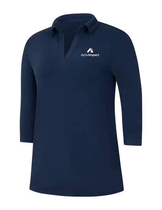 Navy Womens Luxe Knit Tunic w/ActivImpact Logo