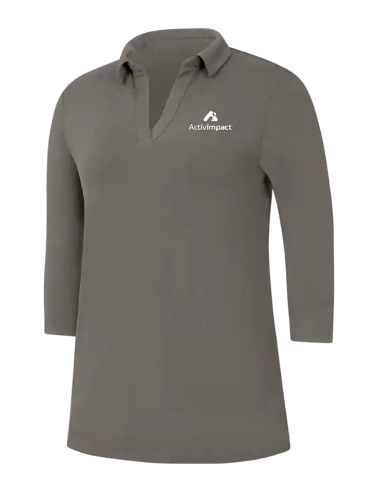 Womens Dark Grey Luxe Knit Tunic w/ActivImpact Logo