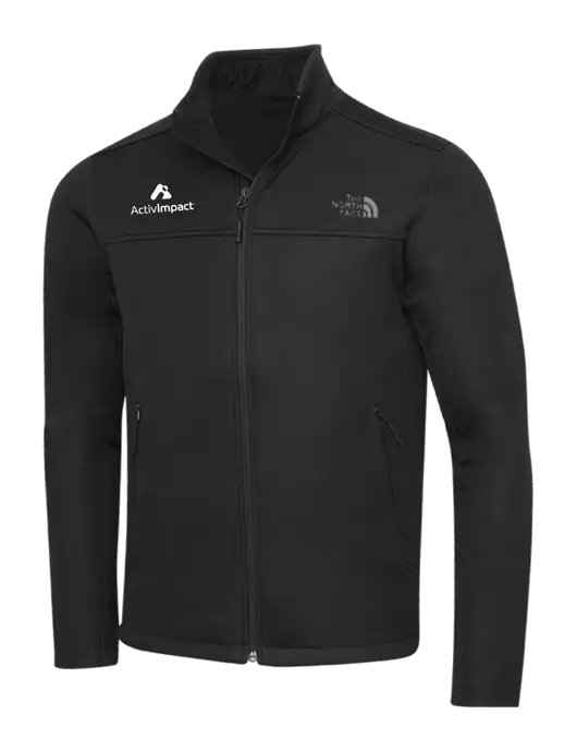 North Face Black Ridgewall Soft Shell Jacket w/ActivImpact Logo
