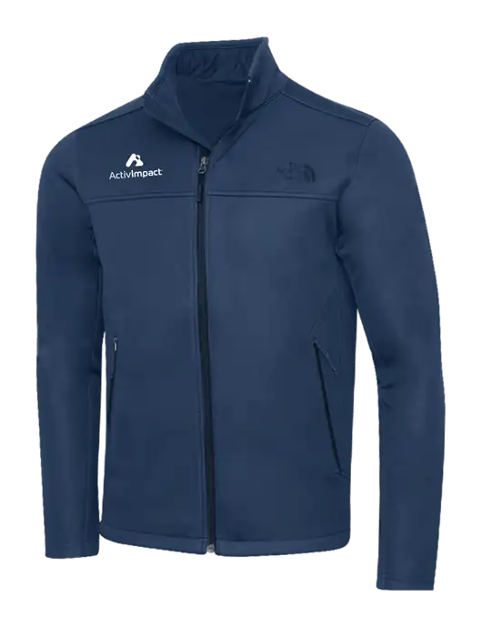 North Face Dark Navy Ridgewall Soft Shell Jacket w/ActivImpact Logo