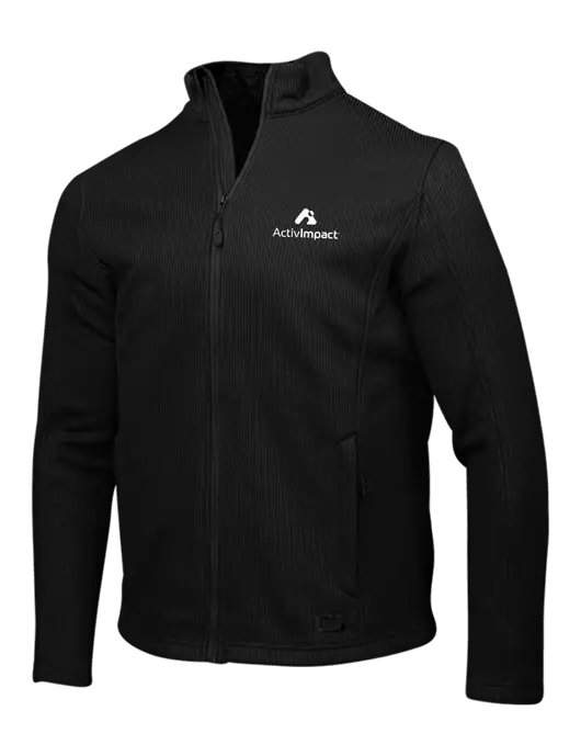 OGIO Blacktop Grit Fleece Jacket w/ActivImpact Logo