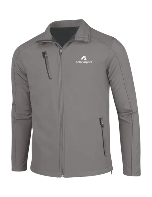 Medium Grey Welded Softshell Jacket w/ActivImpact Logo