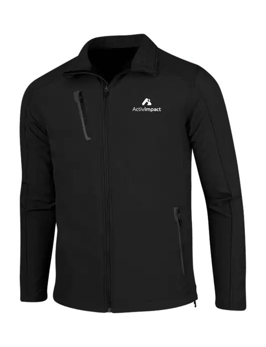 Black Welded Softshell Jacket w/ActivImpact Logo