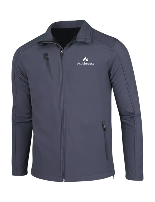 Dark Grey Welded Softshell Jacket w/ActivImpact Logo