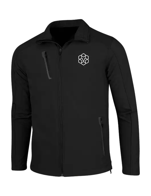 Black Welded Softshell Jacket w/Icon Logo