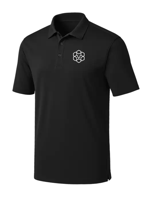 Black Silk Touch Performance Polo w/Icon Logo