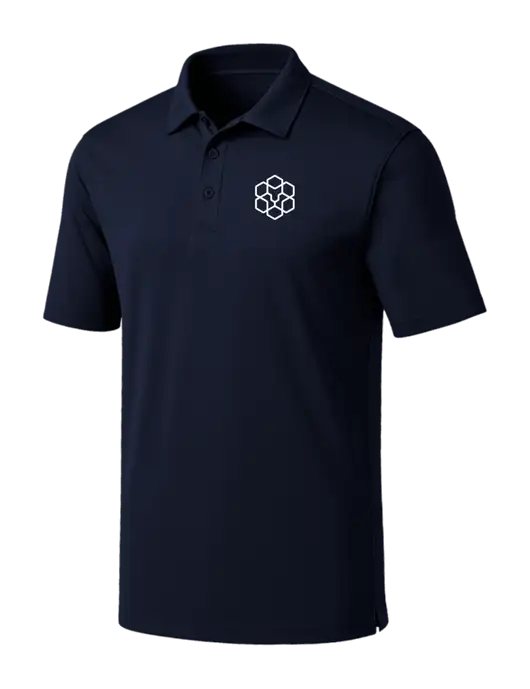 Navy Silk Touch Performance Polo w/Icon Logo