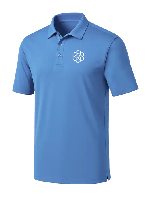 Carolina Blue Silk Touch Performance Polo w/Icon Logo