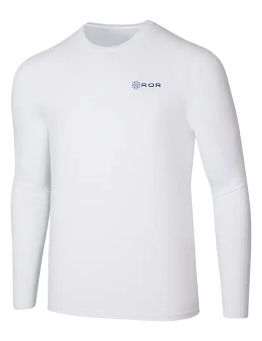 Seriously Soft White Long Sleeve T-Shirt w/ROR Logo
