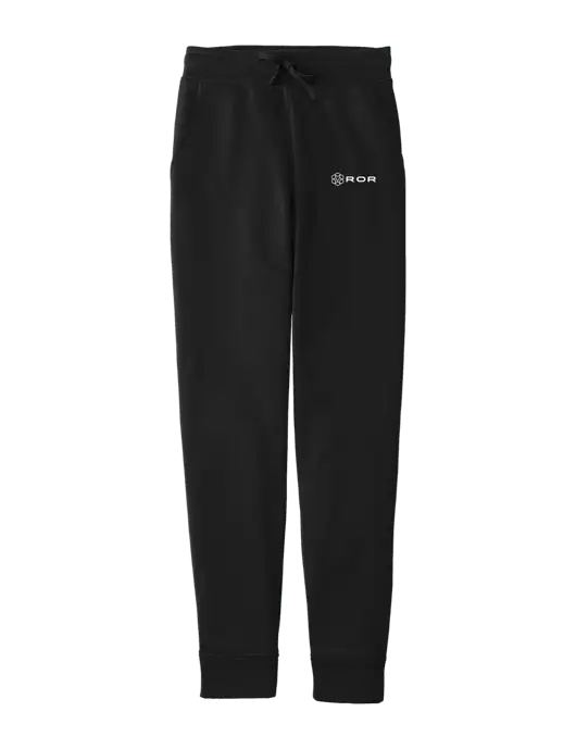 Sport-Wick Black Fleece Jogger w/ROR Logo