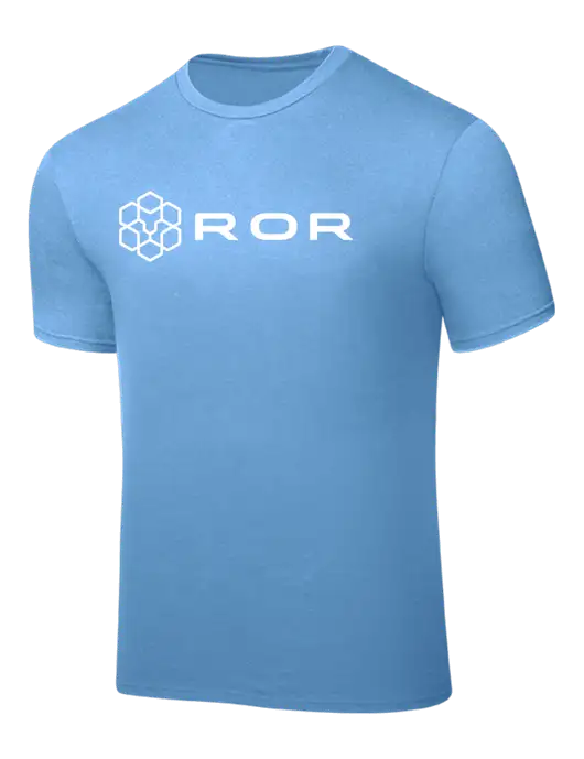 Carolina Blue PosiCharge Competitor Tee w/ROR Logo