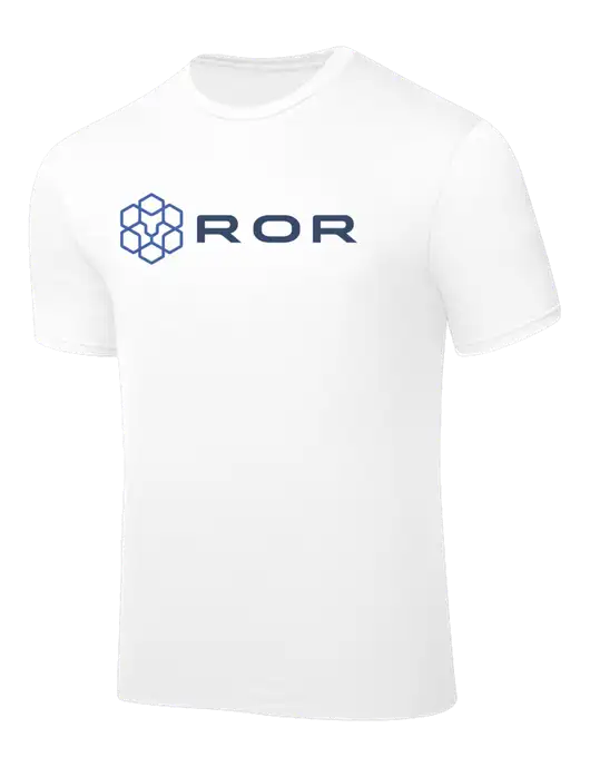 White PosiCharge Competitor Tee w/ROR Logo