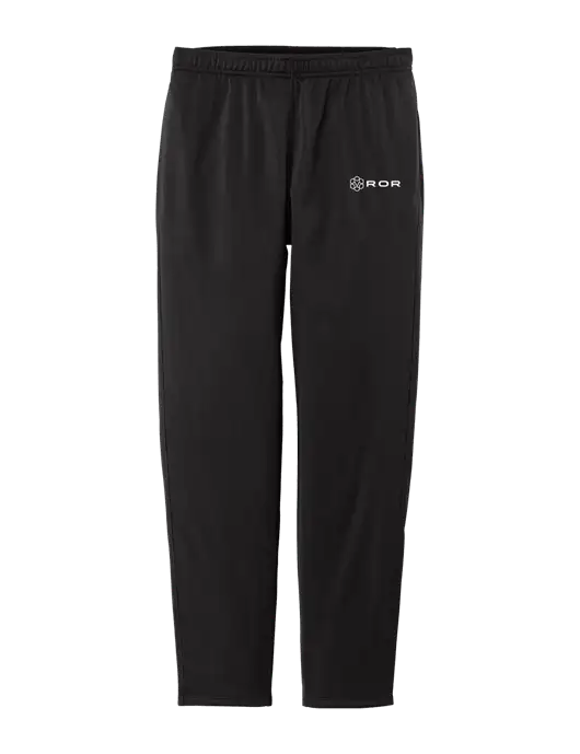 Womens Tricot Black Track Jogger w/ROR Logo