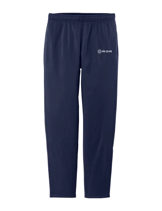 Womens Tricot Navy Track Jogger w/ROR Logo