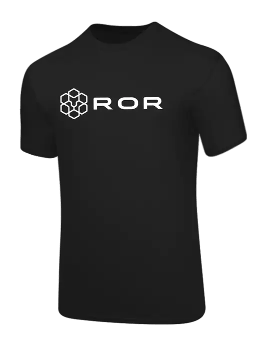 Core Blend Black T-Shirt w/ROR Logo