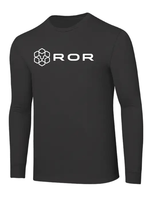 Core Blend Charcoal Grey Long Sleeve Tee w/ROR Logo