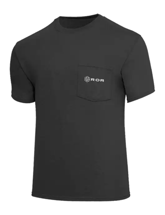 Core Blend Charcoal Grey Pocket T-Shirt w/ROR Logo