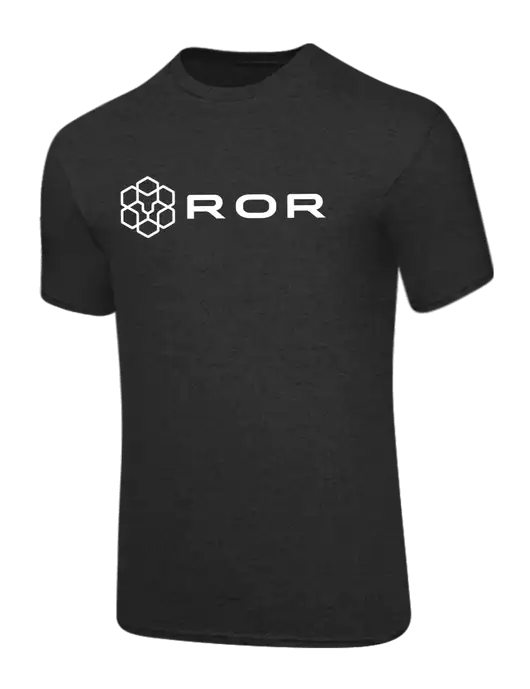 Core Blend Dark Heather Grey T-Shirt w/ROR Logo