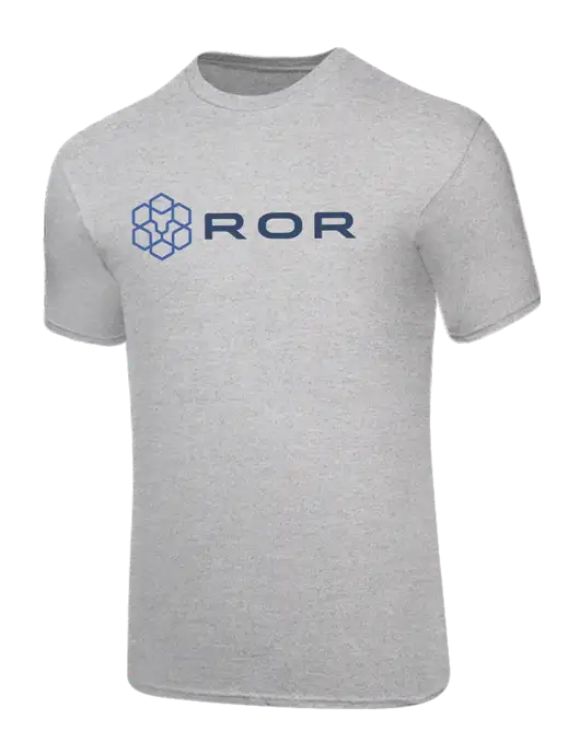 Core Blend Light Grey Heather T-Shirt w/ROR Logo