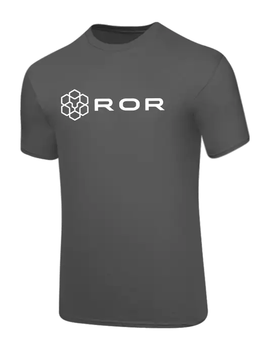 Core Blend Medium Grey T-Shirt w/ROR Logo
