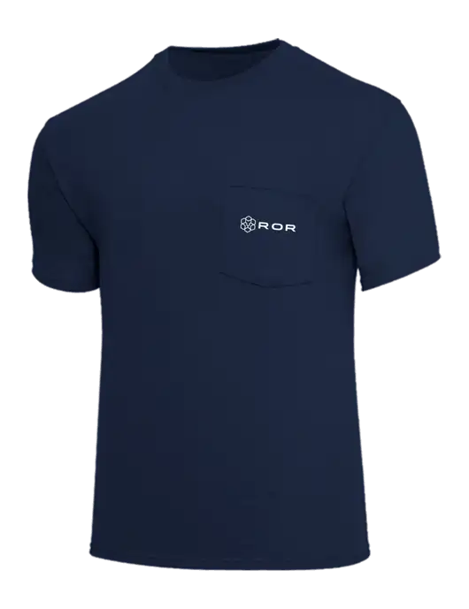 Core Blend Navy Pocket T-Shirt w/ROR Logo