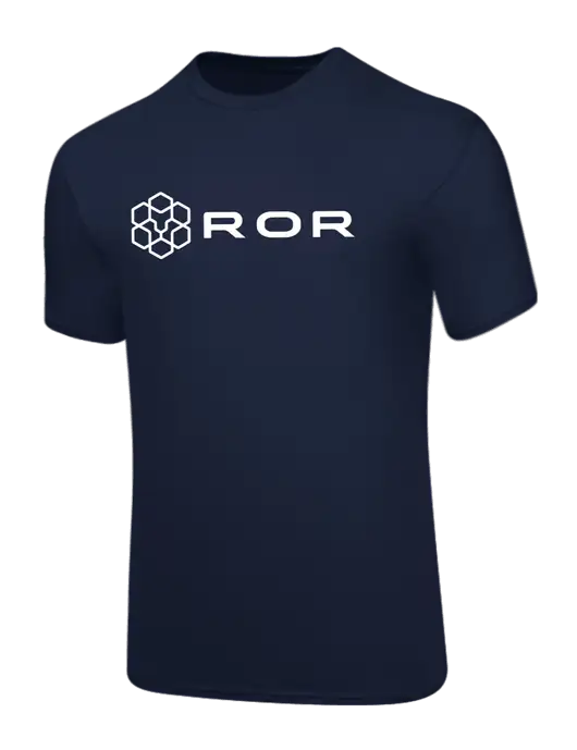 Core Blend Navy T-Shirt w/ROR Logo